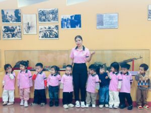 giáo viên tại trường mầm non 