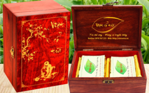 Hộp quà tết trà Thái Nguyên 2026 - Trà tôm nõn