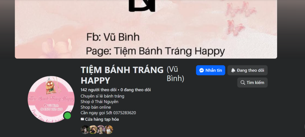 bánh tráng Happy 