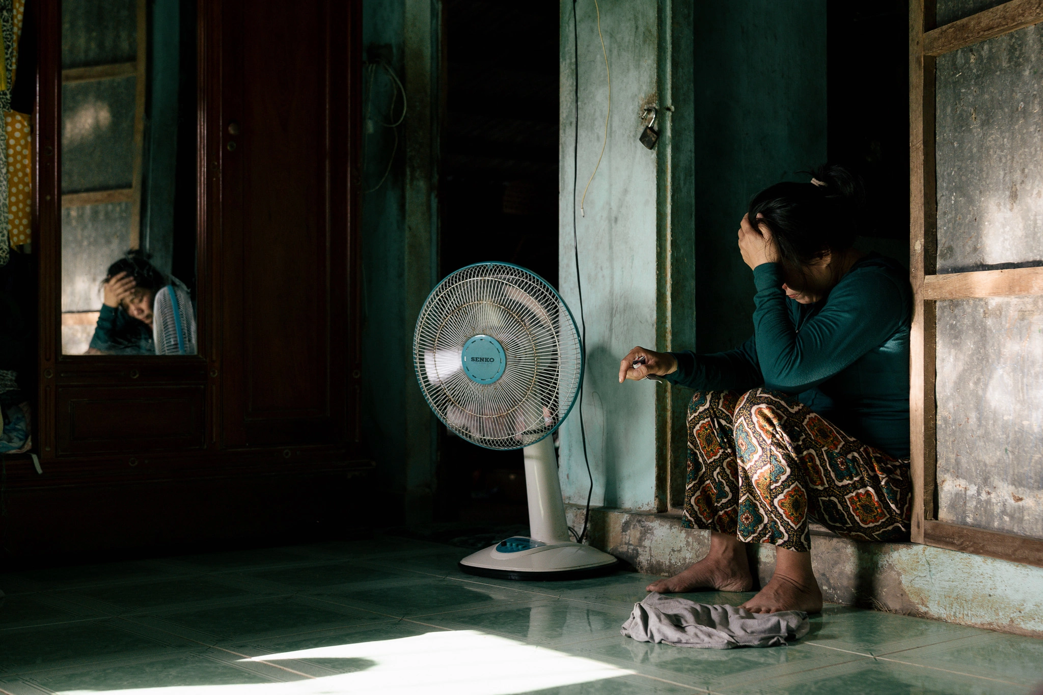 Chị Ngân nghẹn lại khi nhắc về người chồng đã chung sống 11 năm.