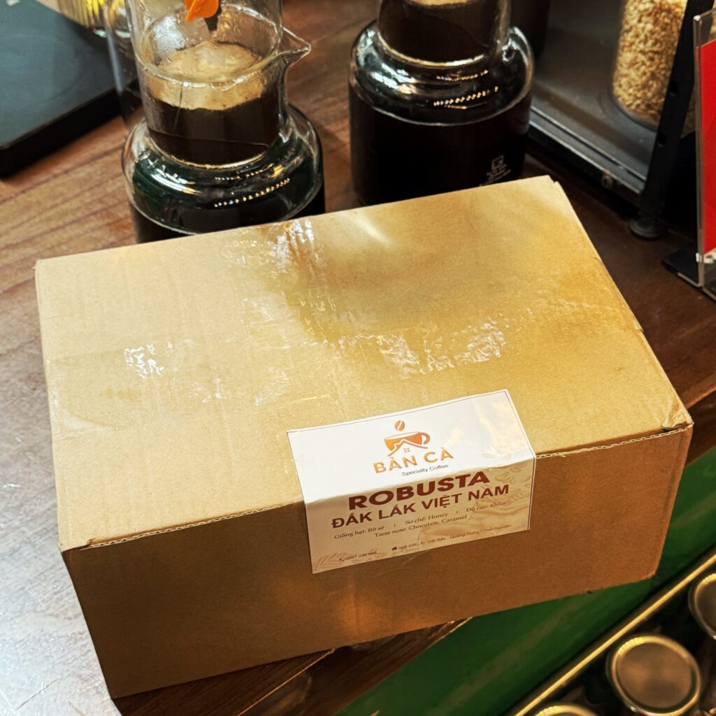 Hạt cà phê ROBUSTA Đắk Lắk Việt Nam tại Bản Cà