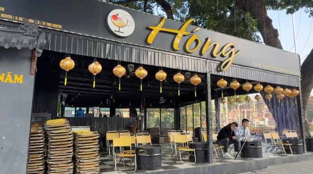 Quán cafe Hóng ở Thái Nguyên