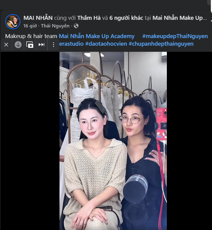 makeup Mai Nhẫn Thái Nguyên 