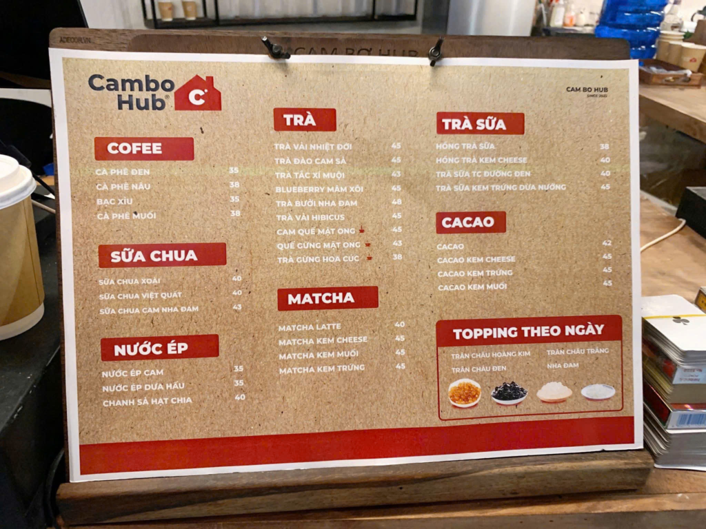 cafe thư giãn Thái Nguyên