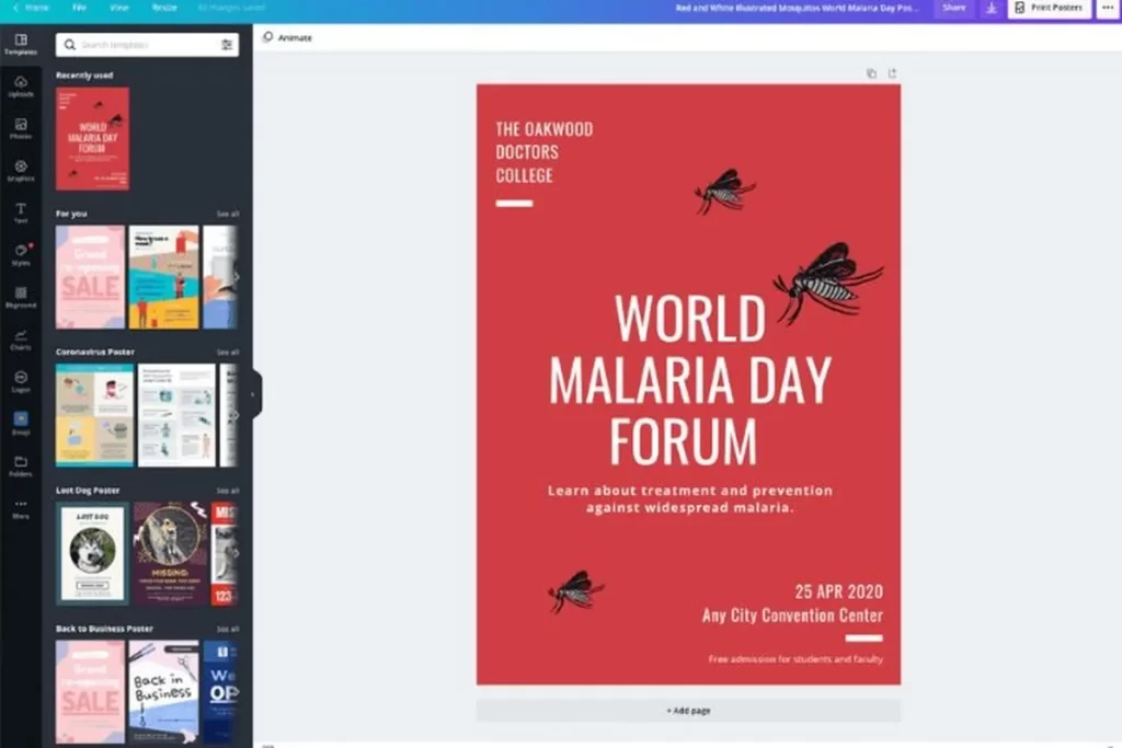 học thiết kế canva cơ bản