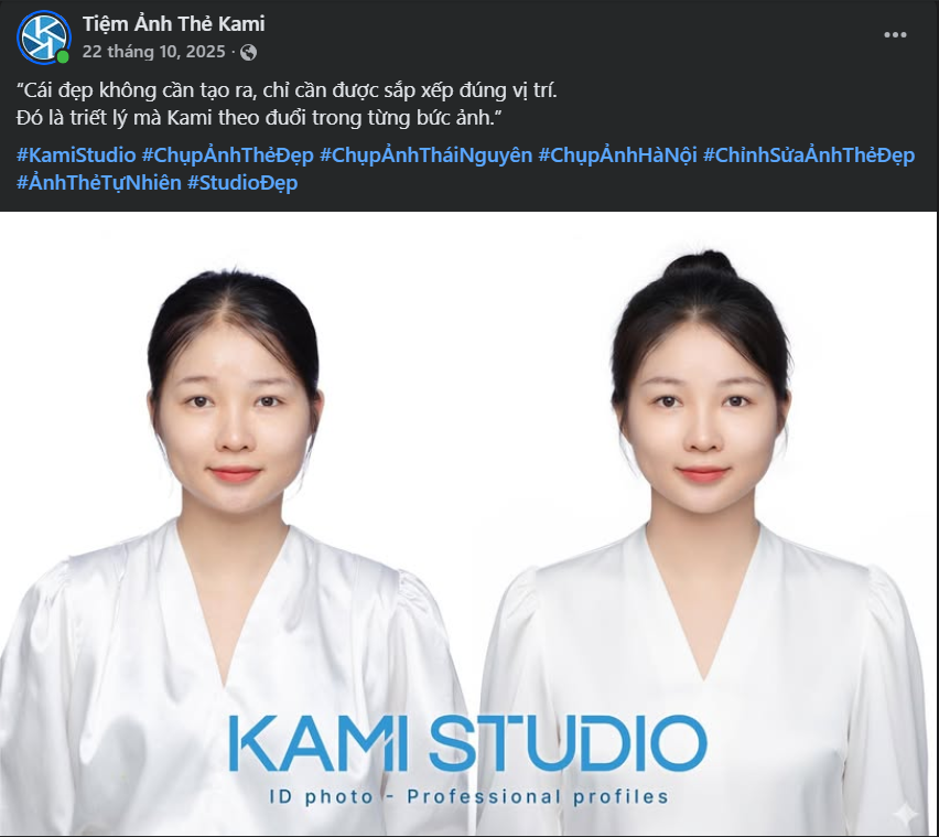 chụp ảnh thẻ đẹp , chuyên nghiệp tại KAMI STUDIO