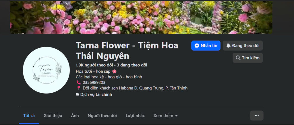 Tiệm hoa Thái Nguyên-Tarna